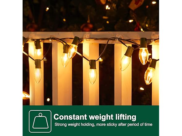 Brightown Clear Light Clips - 50 Count
