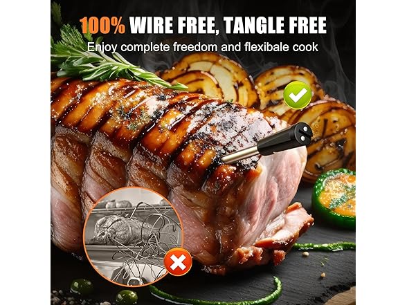 INSMART Wireless Meat Thermometer