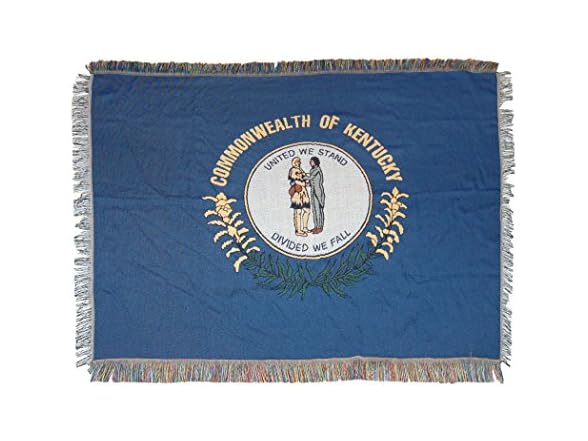 Kentucky State Flag Tapestry Blanket