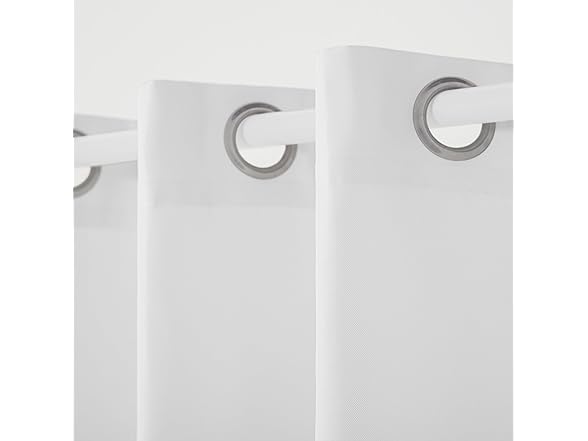Cabana Solid White In/Outdoor Curtain 54"x96"