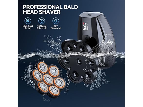 High-Speed Mens Head Shaver