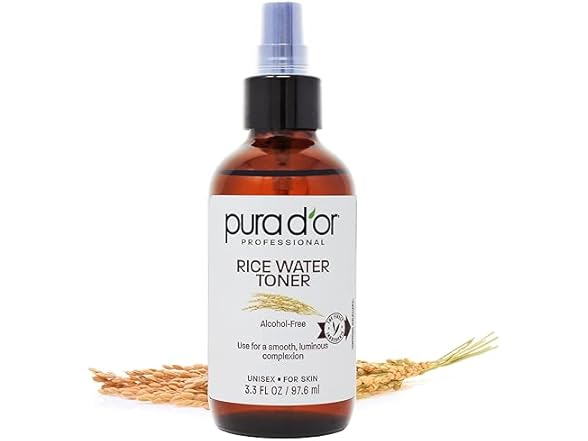 PURA D'OR 3.3 Oz Rice Water Facial Toner