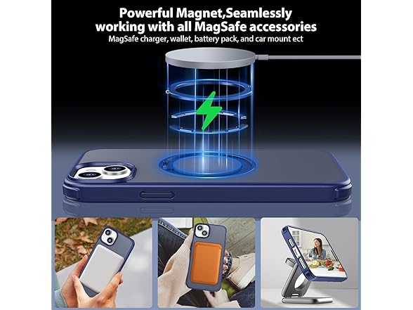 ROSROME for iPhone 15 Plus Case (6.7'')  