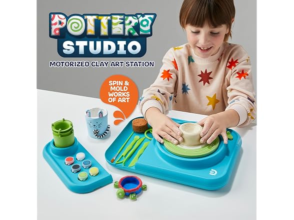 Discovery Pottery Studio Motorized Clay Art Station