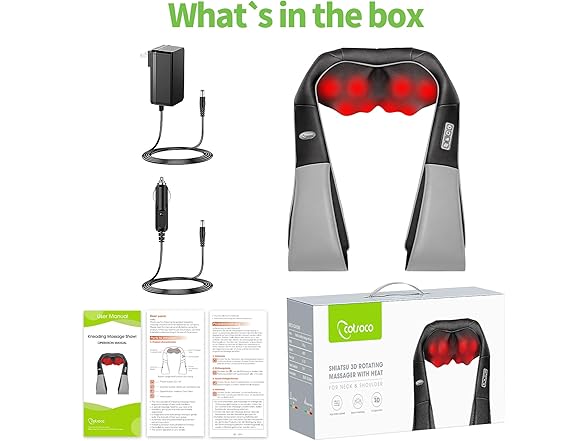 cotsoco Shiatsu Neck Massager - Grey