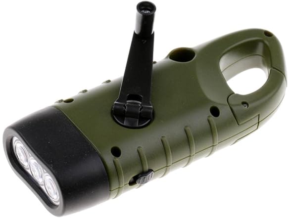 barenx Hand Cranking Rechargeable Flashlight