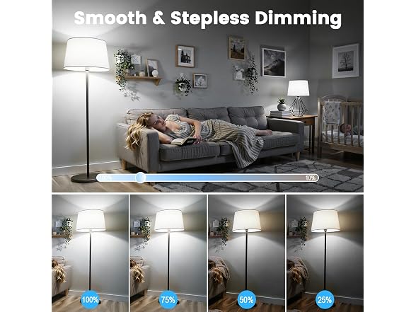 Brightever B0GXFJB7PM 9W A19 LED Light Bulbs 5000K 4