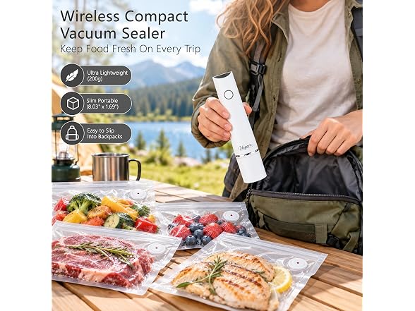 Vieyorn Compact Food Vacuum Sealer Kit