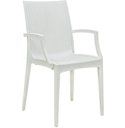 LeisureMod MCA19 Hickory Weave Armchair - Gallery 18