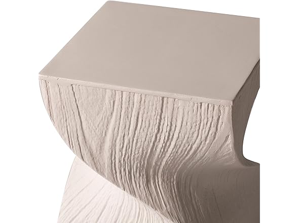 LeisureMod Onyx Fiberstone Side Table