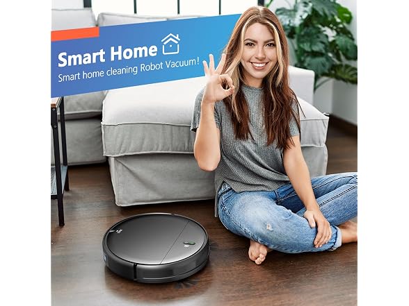 MAMNV,Robot Vacuum and Mop Combo,WiFi/Bluetooth/Alexa,2-in-1 Robot with Schedule,Robotic Vacuum Cleaner with Self-Charging,Mopping Robot Vacuum,Slim,Idea for Hard Floor,Pet Hair and Carpet Blue (Open Box)