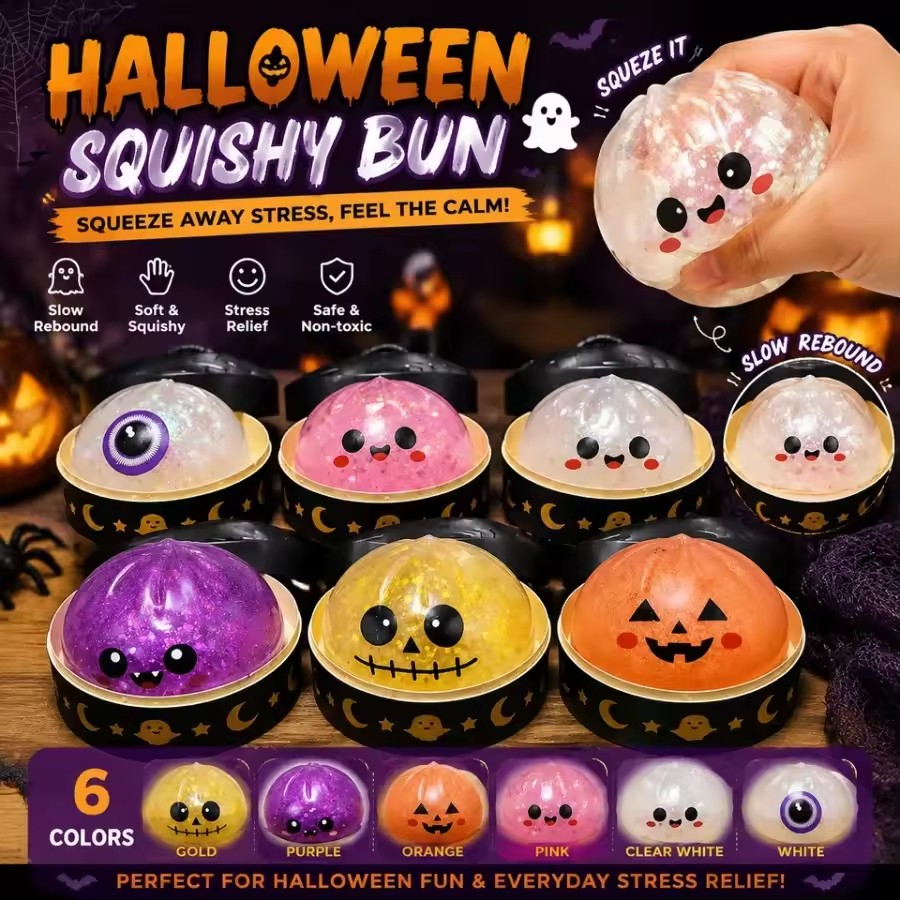 Halloween Squishy Bao 2-Pack Mystery Set - Gallery 6