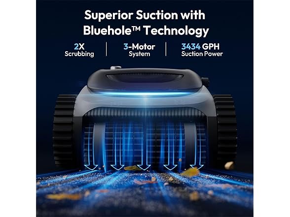 BUBLUE Bubot 700 Cordless Pool Vacuum | 861sq.ft.