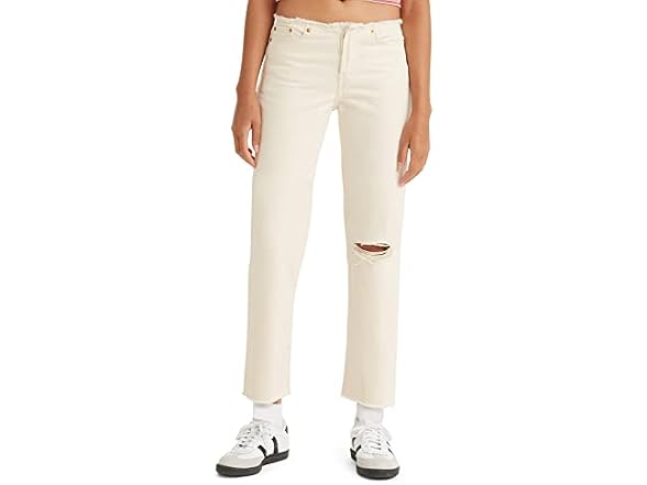 Levi's Women Ripped Waist Wedgie Jeans