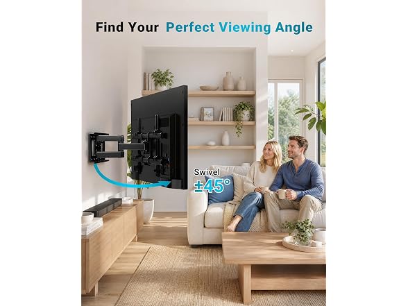 BONTEC Full Motion TV Wall Mount 37-85in