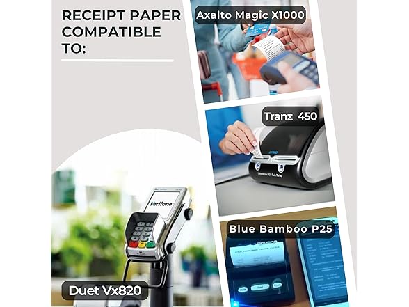 BAM POS Thermal Paper 2 1/4 x 50'