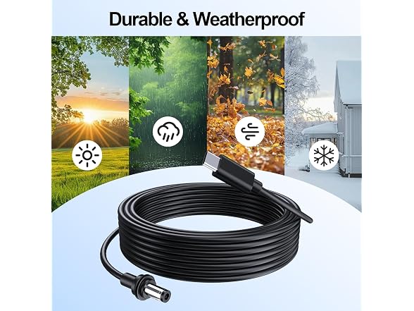 UBeesize Starlink Mini 10FT USB-C to DC