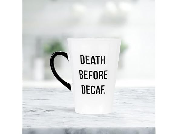Amici 20 OzDeath Before Decaf Mug