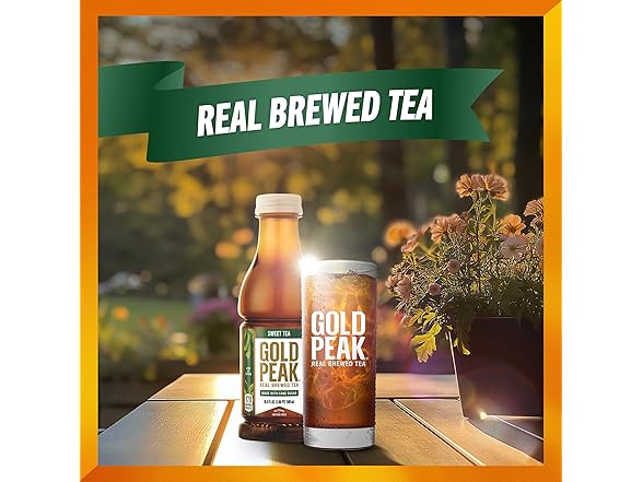 Gold Peak Tea, Sweet Tea, 16.9 fl oz, 6 Pack