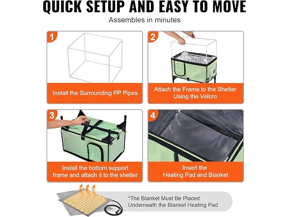 VEVOR Elevated Heated Cuboid Cat House