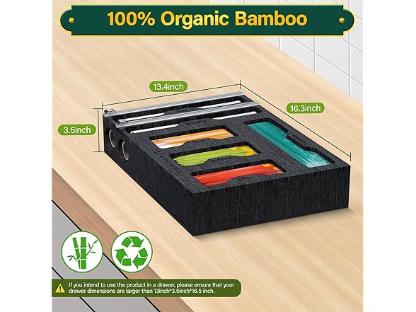 Black Bag and Plastic Organizer