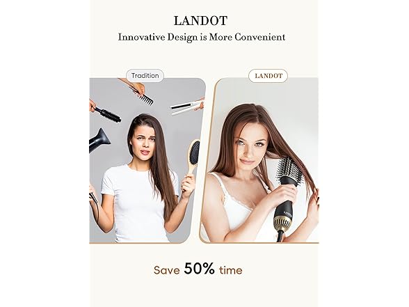 LANDOT Hair Blow Dryer Brush