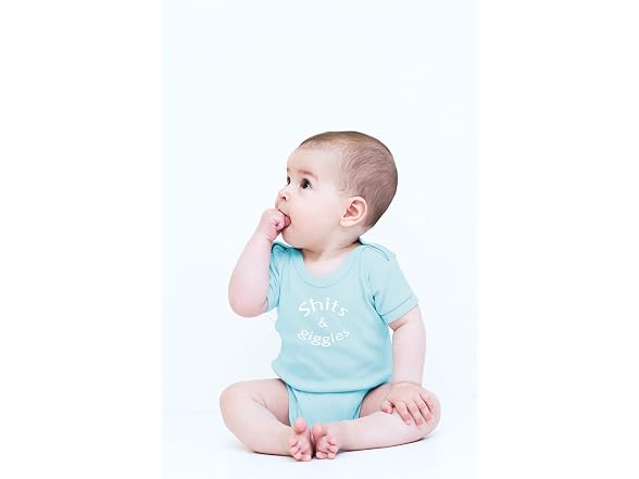CBTwear (Newborn) Poo Giggles Funny Baby Bodysuit
