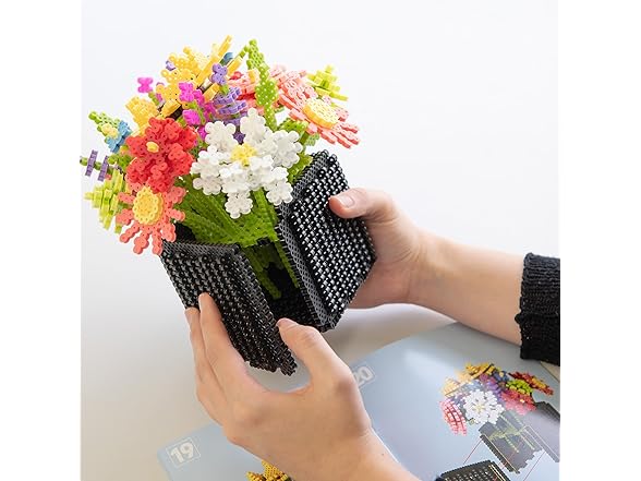 Perler Wildflower Bouquet 3D Fused Bead Kit
