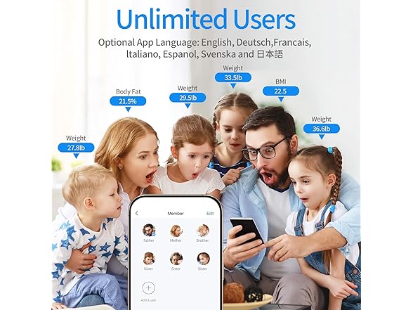 Vitafit 550lb Smart Bathroom Scale Body Weight - Gallery 7