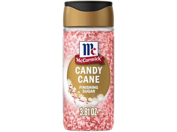 McCormick Finishing Sugar, Candy Cane, Limited Edition