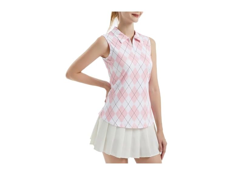 Fkeep Women (XS) Sleeveless Polo Golf Dry T-Shirts - Gallery 44