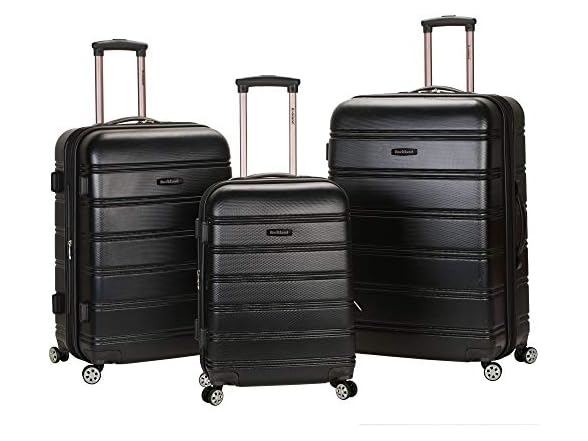 Rockland Melbourne Hardside 3 Piece Spinner Luggage