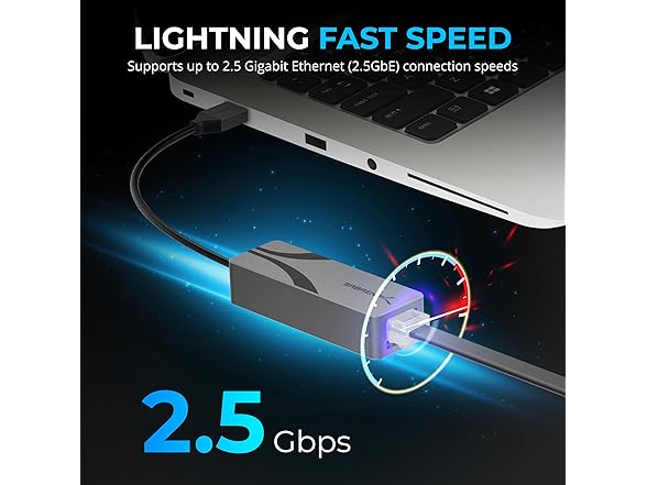 SABRENT USB 3.0 to 2.5GbE Ethernet Adapter