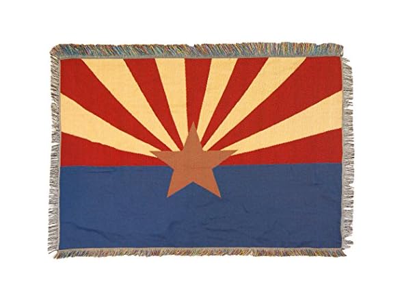 Arizona State Flag Tapestry Blanket