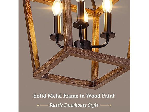 BrightHome B094YBCLLJ Farmhouse Chandelier Light Fix