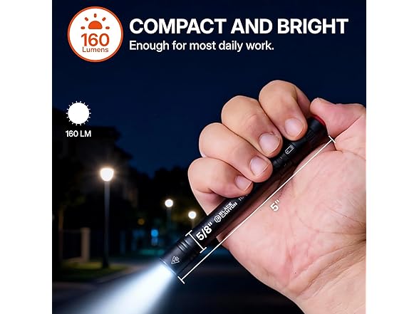 BLACK CANYON Small Flashlight 2-Pack