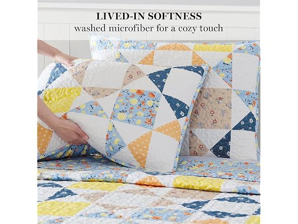 Martha Stewart 2Pc Twin Quilt Set