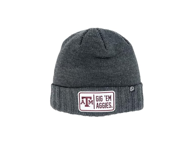 Texas A&M Ranger Patch Beanie Grey