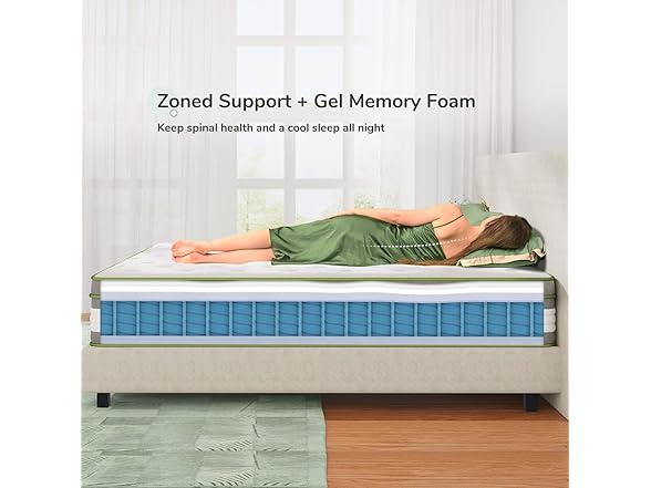 Novilla Full Size Mattress, 12 Inch Hybrid