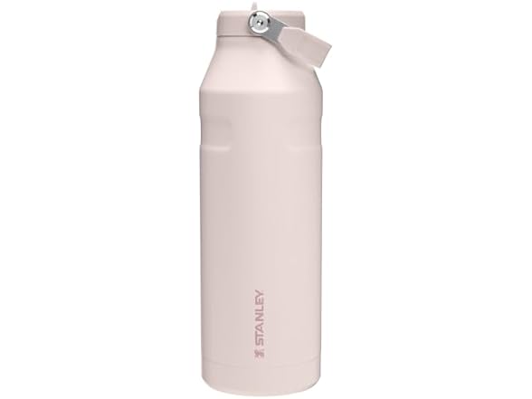 Stanley IceFlow Flip Straw 2.0 Bottle, 50 oz, Rose Quartz