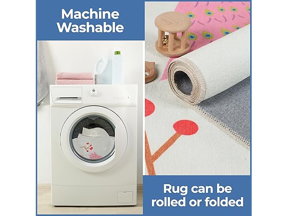 SUPERIOR City Cruise Non-Slip Kids Area Rug