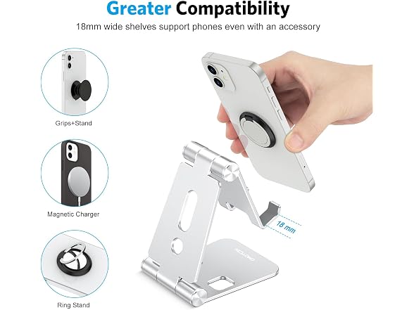 OMOTON Foldable Cell Phone Stand