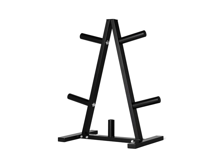 Amazon Basics Olympic 2-inch Weight Plate Tree Rack