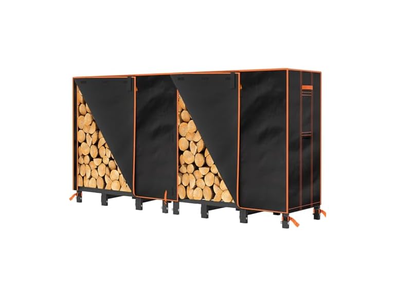 GREENER 8/2.6FRC 8FT(L)*2.6FT(H) Firewood Rack 