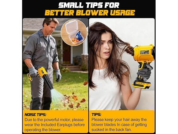 TAIRDA Leaf Blower DeWalt 20V Tool Only