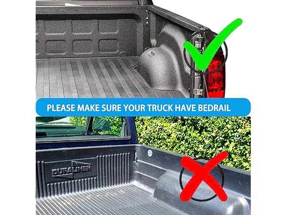 JUYEER Pickup Truck Flagpole Mount in Bed