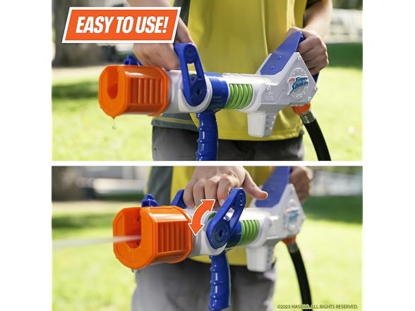 NERF Super Soaker Hydroburst Hose Blaster, Blue