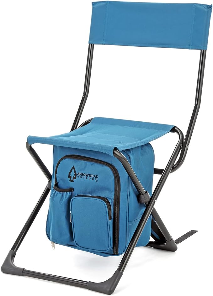 ARROWHEAD OUTDOOR Backrest Stool w/ Cooler Bag - Gallery 18