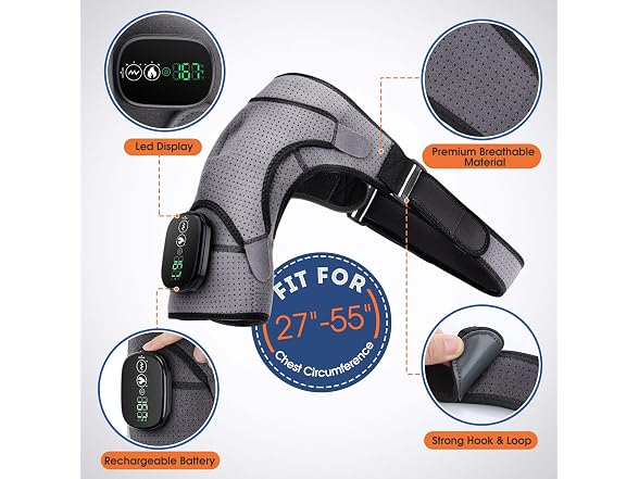 AFDEAL Cordless Shoulder Heating Pad