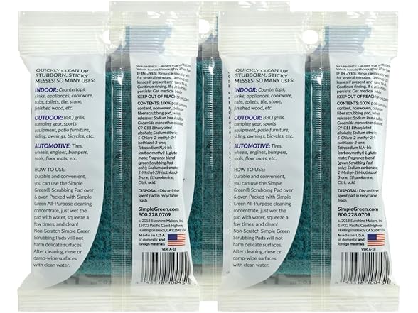 Simple Green Heavy Duty Scrubbing Pad 3-Pack